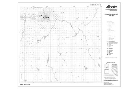 74E02R Alberta Resource Access Map