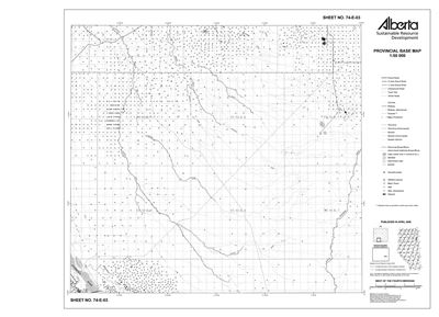 74E03R Alberta Resource Access Map