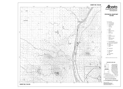 74E05R Alberta Resource Access Map