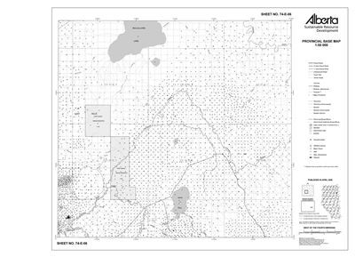 74E06R Alberta Resource Access Map