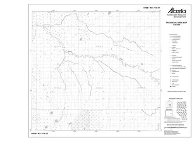 74E07R Alberta Resource Access Map