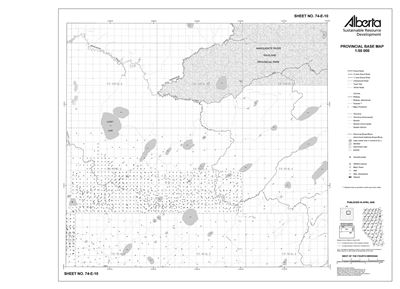 74E10R Alberta Resource Access Map