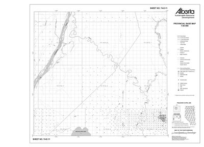 74E11R Alberta Resource Access Map