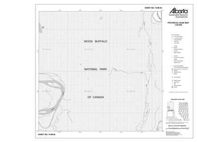 74M04R Alberta Resource Access Map