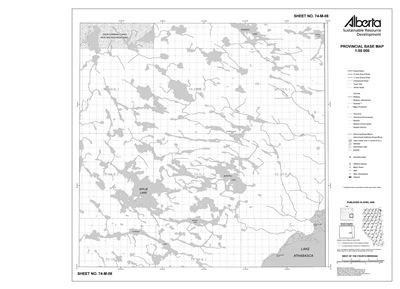 74M08R Alberta Resource Access Map