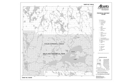 74M09R Alberta Resource Access Map