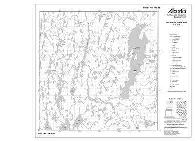 74M16R Alberta Resource Access Map