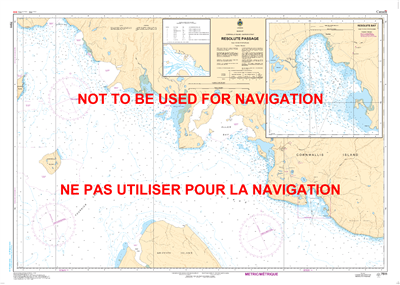 7511 - Resolute Passage Nautical Chart. Canadian Hydrographic Service (CHS)'s exceptional nautical charts and navigational products help ensure the safe navigation of Canada's waterways. These charts are the 'road maps' that guide mariners safely from por