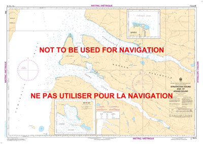 7512 - Strathcona Sound and Adams Sound Nautical Chart. Canadian Hydrographic Service (CHS)'s exceptional nautical charts and navigational products help ensure the safe navigation of Canada's waterways. These charts are the 'road maps' that guide mariners