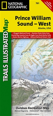 761 Prince William Sound West National Geographic Trails Illustrated