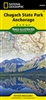 Chugach State Park Trail Map Anchorage, Alaska. This map features key points of interest including the Eklutna Lake and Campbell Tract recreation areas, Eagle River Nature Center, the Seward Highway Scenic Byway, and a section of the Iditarod National His