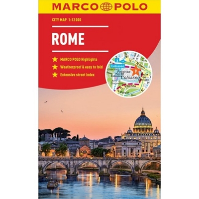 Rome City Pocket map. The optimum city maps for exploring, shopping and much more. This weatherproof, pocket format is easy to use, complete with public transport maps. The detailed scale shows even the smallest streets and it includes an extensive street