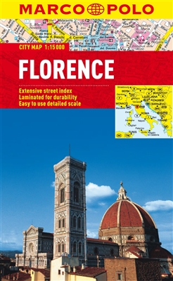 Florence Pocket / Purse map. This map is an invaluable tool for exploring the city, shopping, and making the most of your visit to Florence's top attractions. The laminated, pocket format of the Florence map makes it easy to carry and use while exploring