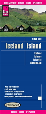 Iceland road & travel map. Reise Know-How maps (world mapping project series) are easy-to-read, waterproof and highly durable travel maps specifically designed for everyday road use, with detailed rendering of road networks and tourist sites.