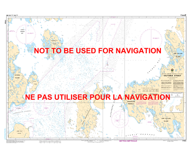 7784 - Victoria Strait Nautical Chart. Canadian Hydrographic Service (CHS)'s exceptional nautical charts and navigational products help ensure the safe navigation of Canada's waterways. These charts are the 'road maps' that guide mariners safely from port