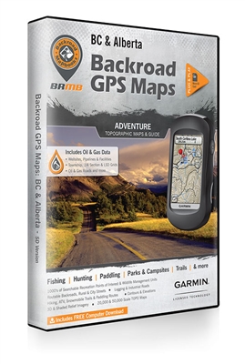 BC and Alberta GPS Backcountry Maps