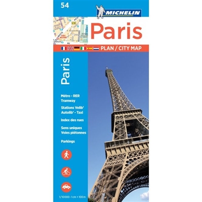 Plan of Paris France by Michelin. Discover Paris by foot, car or bike using Michelin Paris Plan City Plan. This map is at a scale of 1:10,000. In addition to Michelins clear and accurate mapping, this city plan will help you explore and navigate across Pa