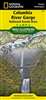 Columbia River Gorge National Scenic Area Hiking map.  Includes Multnomah Falls,  White Salmon, Klickitat, Sandy, and Lower Deschutes rivers; Yacolt Burn State Forest; Maryhill, Columbia Hills, and Rooster Rock state parks; Mark O. Hatfield Wilderness; an