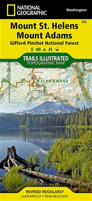 822 Mount St Helens Mount Adams Gifford Pinchot National Forest National Geographic Trails Illustrated