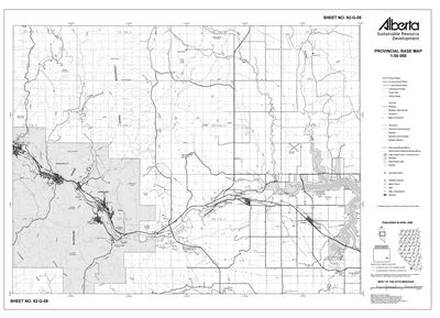 82G09R Alberta Resource Access Map