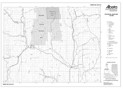 82G16R Alberta Resource Access Map