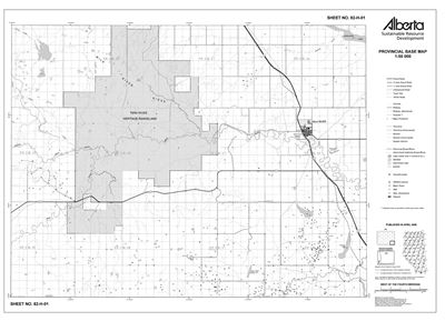 82H01R Alberta Resource Access Map