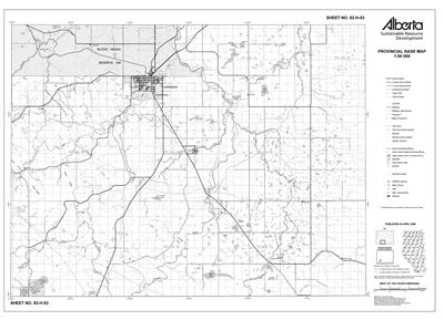82H03R Alberta Resource Access Map