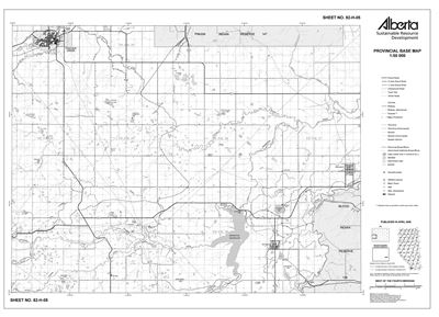 82H05R Alberta Resource Access Map