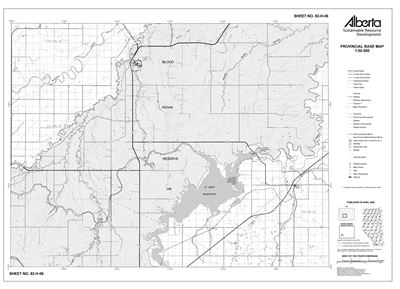 82H06R Alberta Resource Access Map