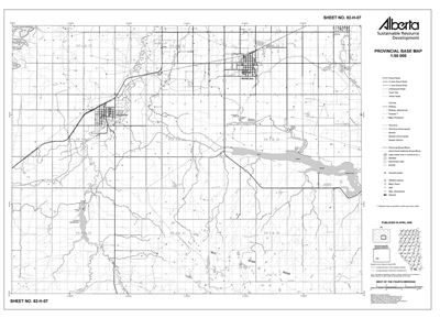 82H07R Alberta Resource Access Map