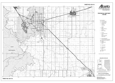 82H10R Alberta Resource Access Map