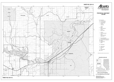 82H12R Alberta Resource Access Map