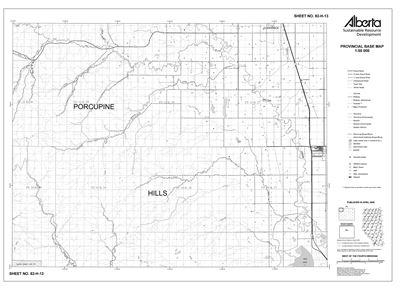 82H13R Alberta Resource Access Map