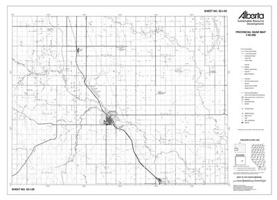 82I05R Alberta Resource Access Map