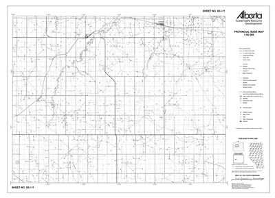 82I11R Alberta Resource Access Map
