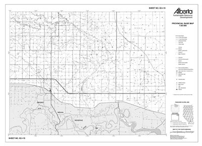 82I15R Alberta Resource Access Map