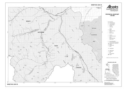 82N15R Alberta Resource Access Map