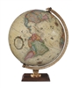 Carlyle Illuminated 12 inch World Globe. All the most sought-after features are here: illumination, antique-ocean design, and 12 inch diameter. Walnut-finish base; die-cast semi-meridian.