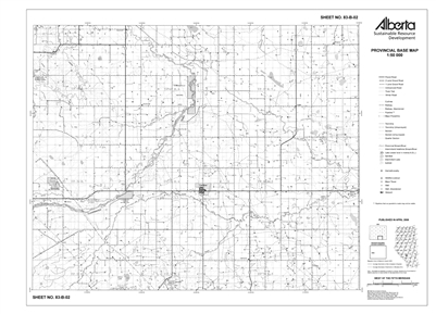 83B02R Alberta Resource Access Map