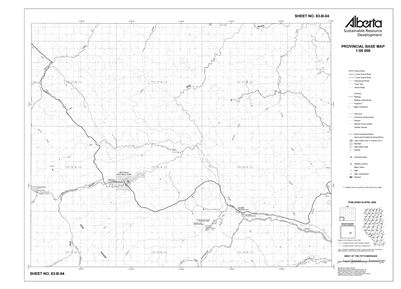 83B04R Alberta Resource Access Map