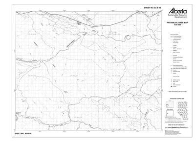 83B05R Alberta Resource Access Map