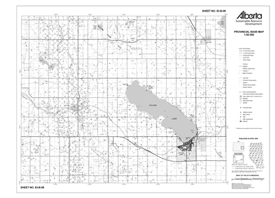 83B08R Alberta Resource Access Map