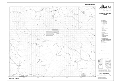 83B12R Alberta Resource Access Map