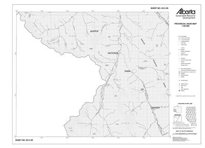 83C05R Alberta Resource Access Map