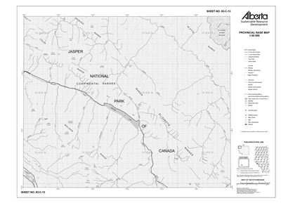 83C13R Alberta Resource Access Map