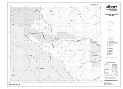 83C14R Alberta Resource Access Map