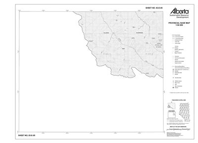 83E05R Alberta Resource Access Map