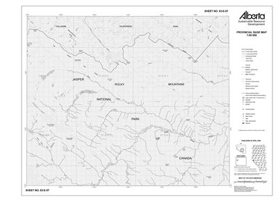 83E07R Alberta Resource Access Map