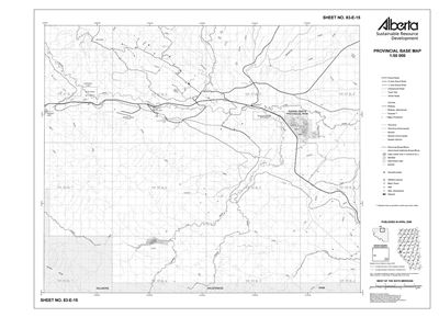 83E15R Alberta Resource Access Map