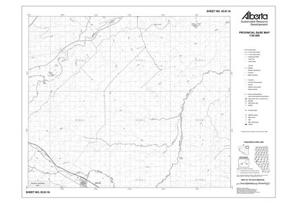 83E16R Alberta Resource Access Map